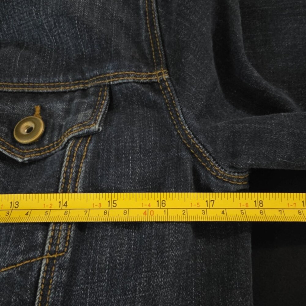 CAbi Jeans Blue Denim Jacket Womens S Style 721 Rodeo Trucker Classic Western - Picture 9 of 12